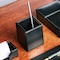 Dacasso Black Bonded Leather Pencil Cup AG-1410 - alternate 9
